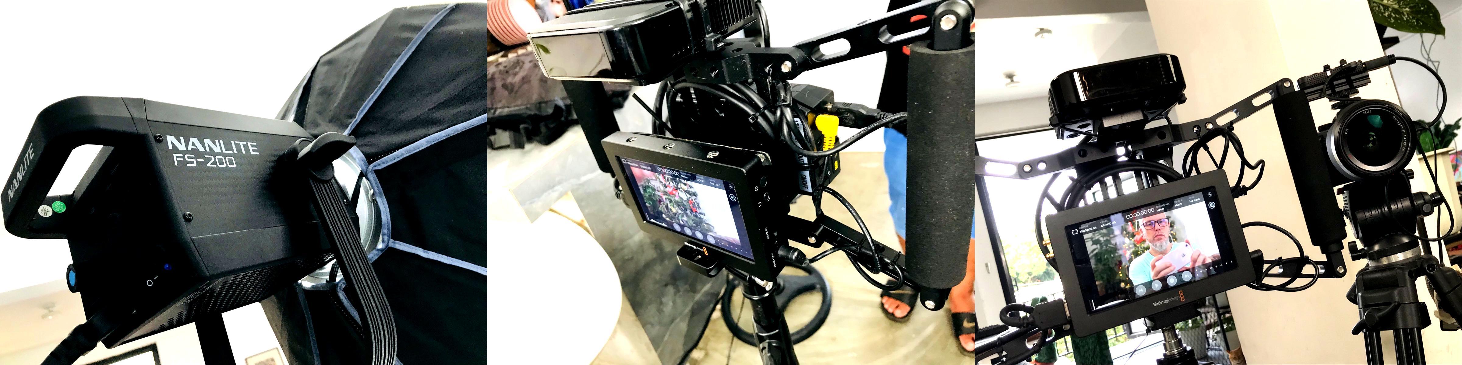 Professional lighting equipment rental — Nanlite FS-200 FS-300 Philippines